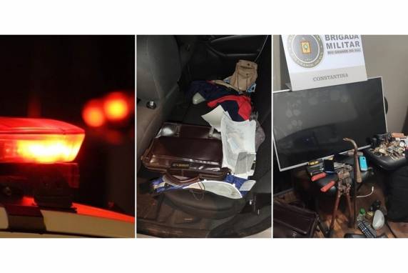 Durante buscas, no município de Engenho Velho, foram recuperados objetos roubados durante o assalto. Os criminosos fugiram para o mato