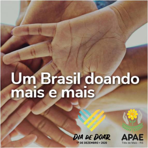 Campanha ocorrerá no dia 1º de dezembro; Apae de Três de Maio participa pelo sétimo ano