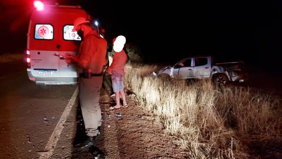 Saída de pista na RS 522 entre Augusto Pestana e Jóia - foto 3