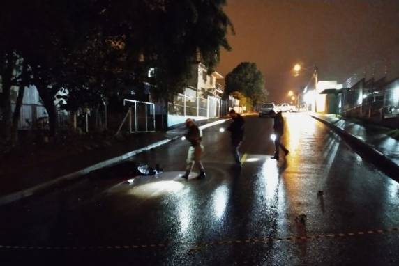 O adolescente de 16 anos foi apreendido durante os trabalhos policiais em Sananduva