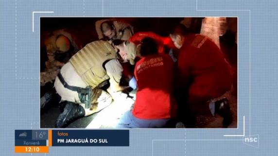 Homem fugiu sem prestar socorro e foi localizado pelos policiais. Ele deve responder por tentativa de homicídio