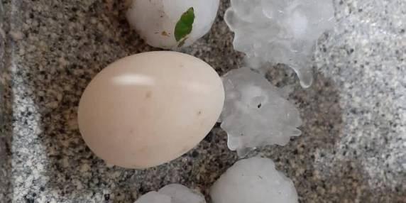 Morro Redondo e Cerrito foram as cidades mais atingidas pelo granizo