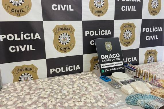Polícia Civil procurava por depósito de drogas de uma facção criminosa