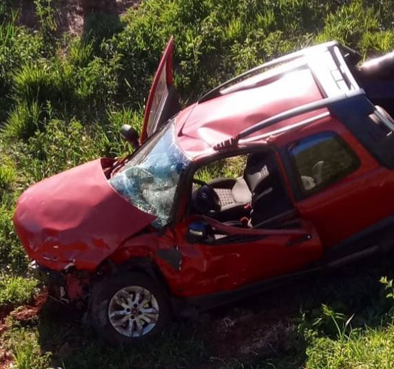 Acidente no trevo da BR-468 entroncamento com a ERS 210 em Campo Novo - foto 3