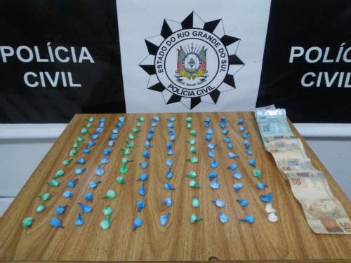 116 buchas de cocaína foram apreendidas