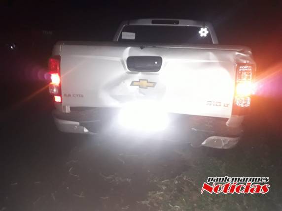 Veículo tomba após colisão traseira e homem fica ferido no trevo da BR-472, em Três de Maio - foto 3