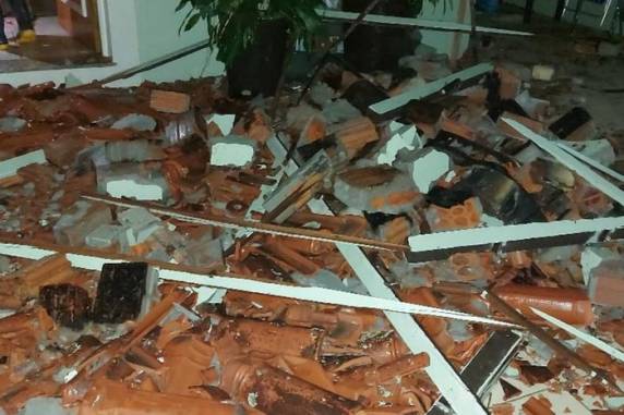 Região de Pelotas e Rio Grande foi a primeira atingida pela instabilidade na noite desta segunda