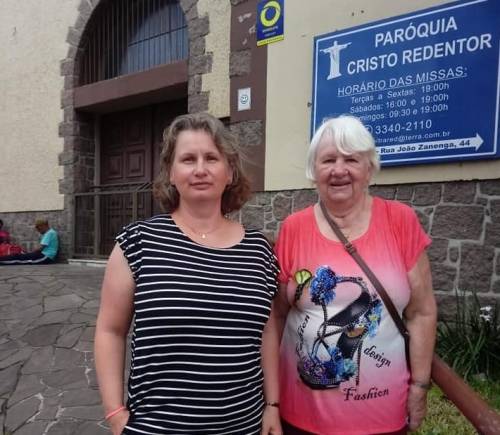 Damaris Ursula Puntel Becker reencontrou sua mãe na última semana
