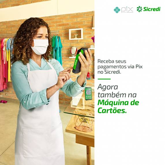 Máquinas de cartões do Sicredi contam com o Pix para receber pagamentos - foto 3