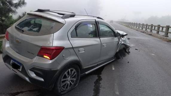 Uma pessoa morreu em uma das ocorrências envolvendo carro e caminhão Pouso Redondo, no Alto Vale do Itajaí