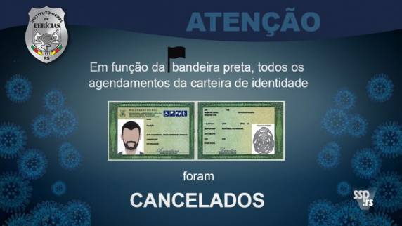 Medida vale enquanto durar a bandeira preta. Casos urgentes podem ser reagendados