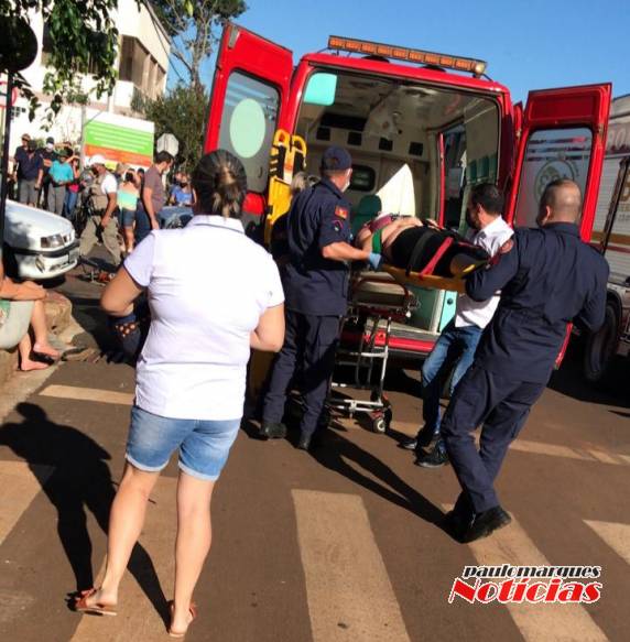 Acidente deixa três pessoas feridas no Centro de Três de Maio - foto 3
