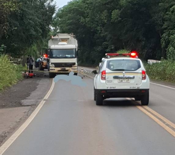 O acidente ocorreu no trajeto entre o Hotel Engel e a Madeireira Ludwig