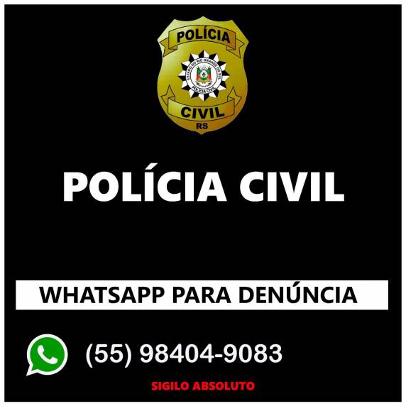 A operação contou com agentes da Polícia Civil local, do DRACO e da Brigada Militar