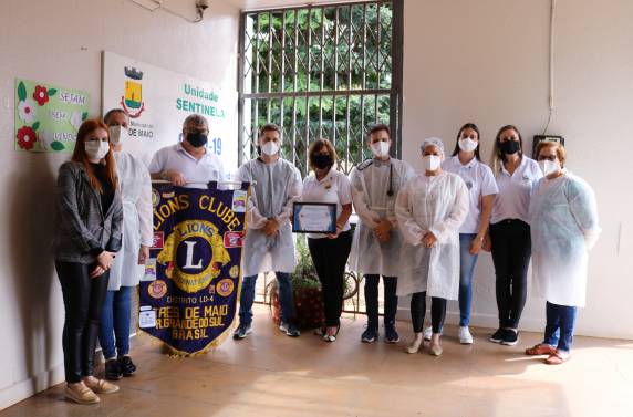 Lions Clube de Três de Maio entrega certificado para profissionais da saúde - foto 3