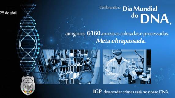 DNA de presos condenados tem ajudado a solucionar crimes