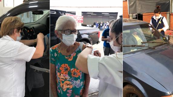 Imunização ocorreu em idosos com mais de 60 anos e vacinados nos dias 22 e 24 de março
