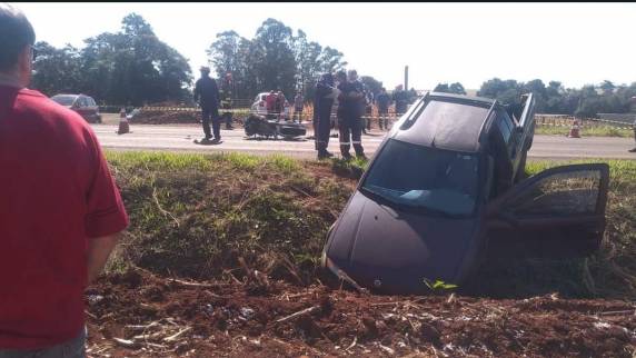 Colisão entre carro e moto deixa um morto em Tuparendi - foto 4