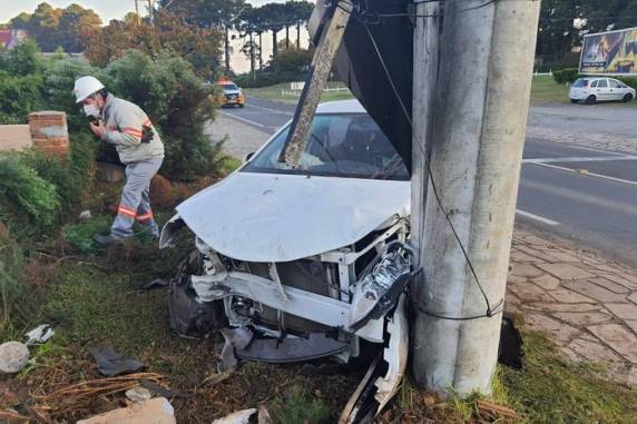 Vítima foi atingida quando trafegava pela ERS-235