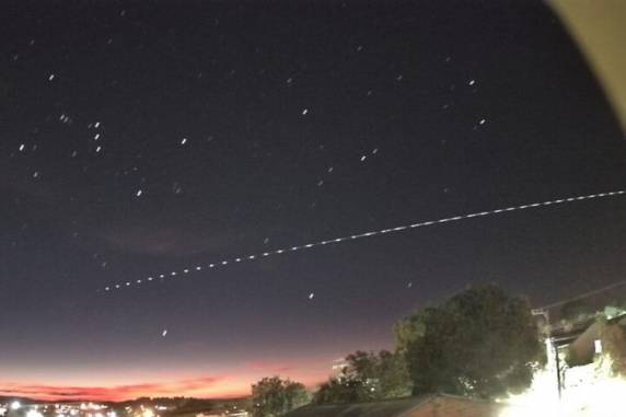 Objeto também foi avistado no céu de Torres, no Litoral Norte