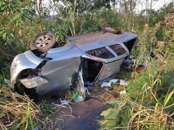 O acidente aconteceu entre as localidades do Km 13 e o Km 16