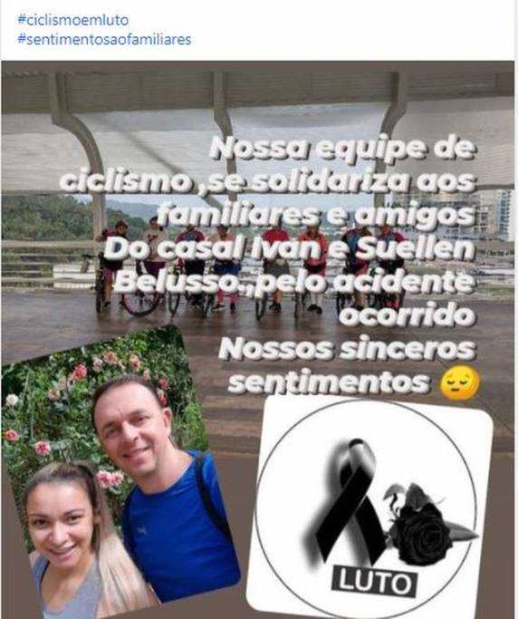 Casal de ciclistas vítima de acidente com caminhão na BR-101 em SC comprou bicicletas dias antes - foto 3