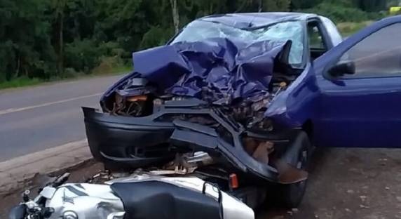 Colisão entre carro e moto deixa um morto na RS 210 em Boa Vista do Buricá - foto 3