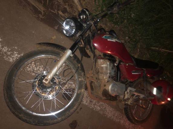 O motociclista de 58 anos foi encaminhado ao Hospital Nossa Senhora Medianeira