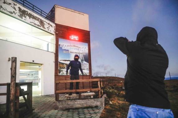 Domingo amanhece com frio intenso e mínima de -4°C em SC - foto 3