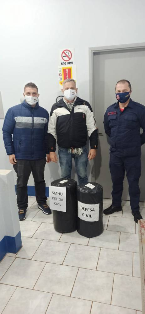 Material será utilizado em residências que por ventura venham a sofrer com granizo e vendavais