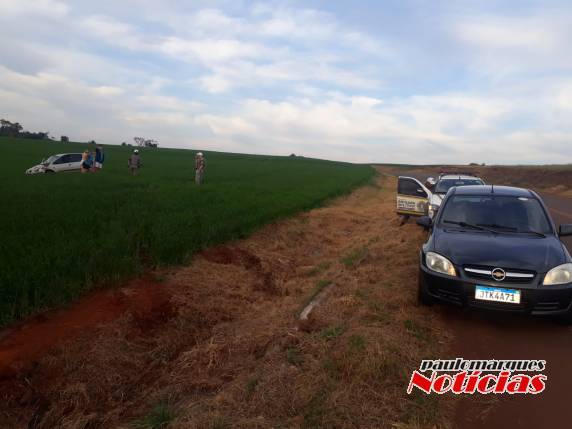 Saída de pista deixa homem ferido em Esquina Bela Vista, Três de Maio - foto 3