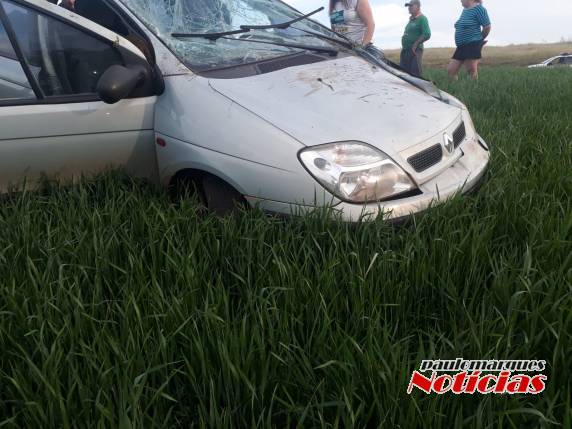 Saída de pista deixa homem ferido em Esquina Bela Vista, Três de Maio - foto 6