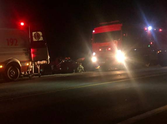 Acidente ocorreu no km 389 por volta das 2h