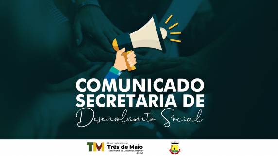Evento será transmitido pelas redes sociais da Prefeitura Municipal