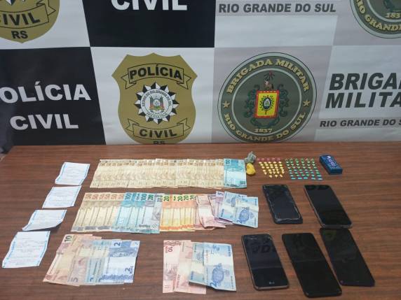 Cinco pessoas foram detidas