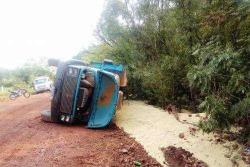 Carga foi parcialmente derramada