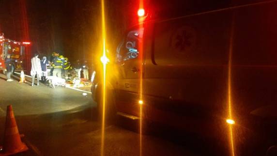 Acidente envolvendo dois veículos na BR-285 entre o Posto 300 e o Trevão, em Panambi - foto 2