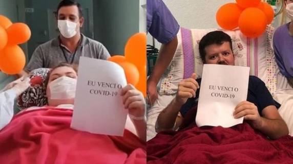 Marcos de Brando e Scarlet da Cruz, ambos de 24 anos, deixaram o Hospital Bom Jesus nesta semana após quase um mês internados.