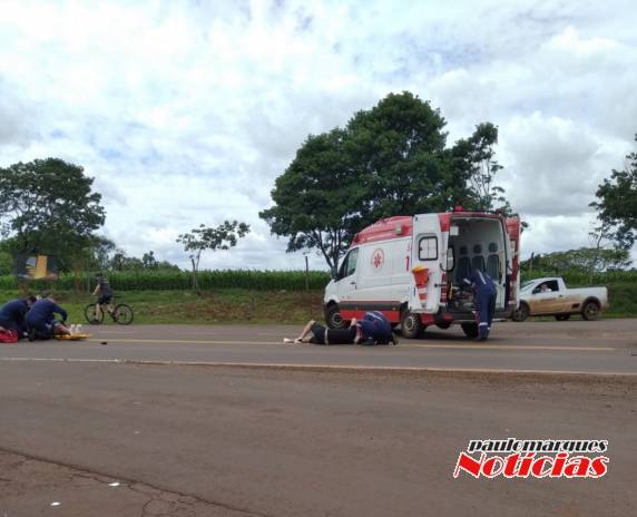 Casal de jovens fica ferido em colisão entre carro e moto na RS 342 em Três de Maio - foto 3