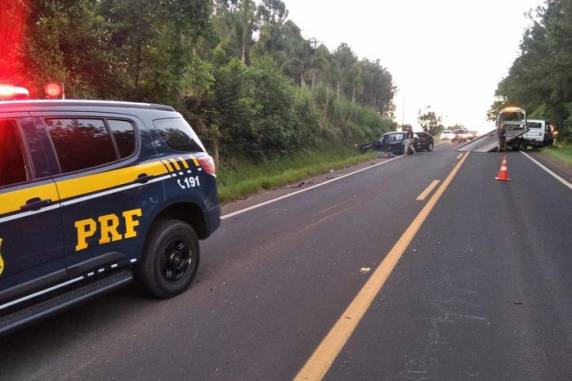 De acordo com a Polícia Rodoviária Federal, uma criança foi encaminhada com ferimentos graves ao hospital