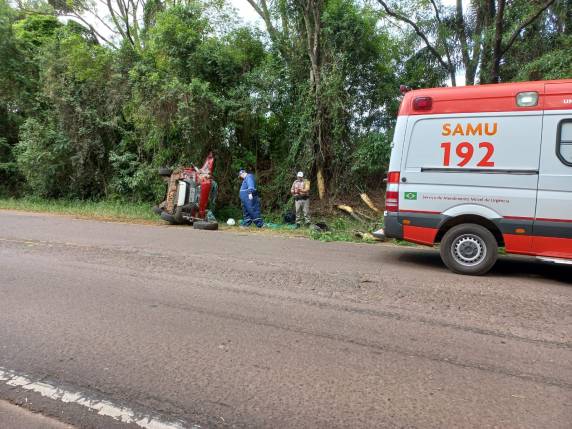 Motorista fica ferido após saída de pista na RS 342 entre Ijuí e Cruz Alta - foto 2