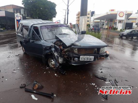 Idoso fica ferido em acidente na Av.Pasqualini em Três de Maio - foto 2