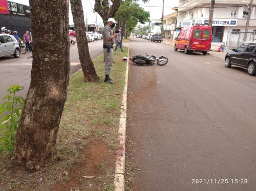 Acidente ocorreu nessa quinta-feira
