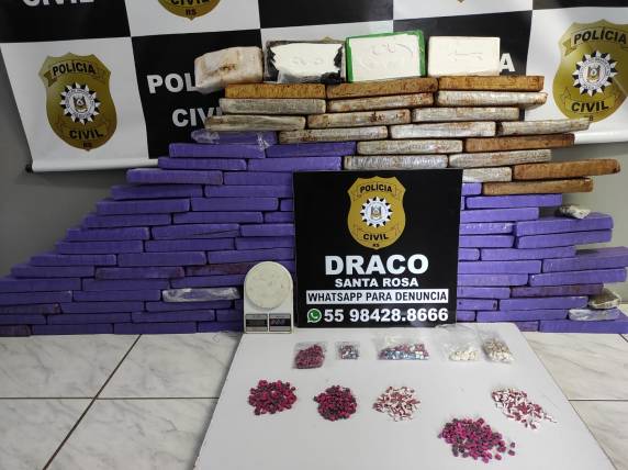 O prejuízo ao crime organizado com a apreensão foi de aproximadamente R$ 235 mil