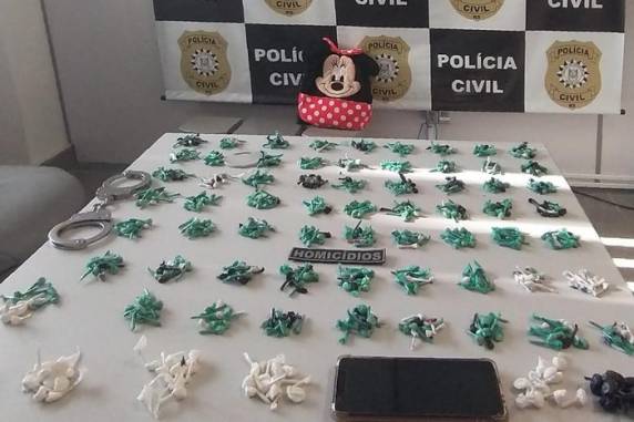 A prisão em flagrante ocorreu durante a investigação de um assassinato
