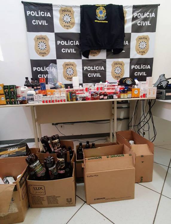 Conforme a Polícia Civil os produtos vinham da Argentina e de Carazinho eram enviados para outros municípios e estados