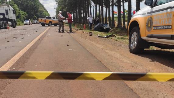 Acidente com morte na RSC 472 em Santa Rosa - foto 3