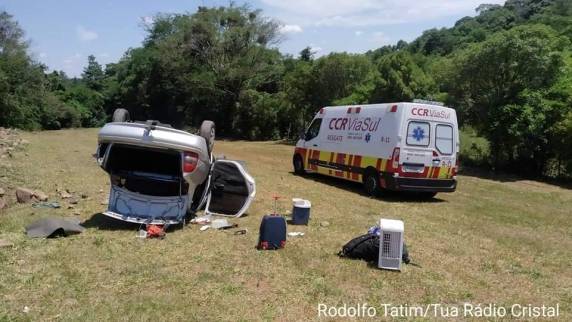 Polícia Rodoviária Federal atende acidente na BR 386 no trevo de acesso a Mormaço - foto 2