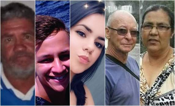 Os dez mortos estavam hospedados em uma pousada em São José da Barra (MG). Eles eram familiares e amigos uns dos outros. Até a noite de domingo (9), cinco pessoas foram identificadas.