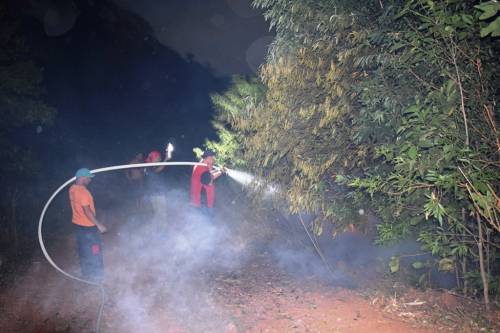 Sinistrou foi apagado no início da madrugada